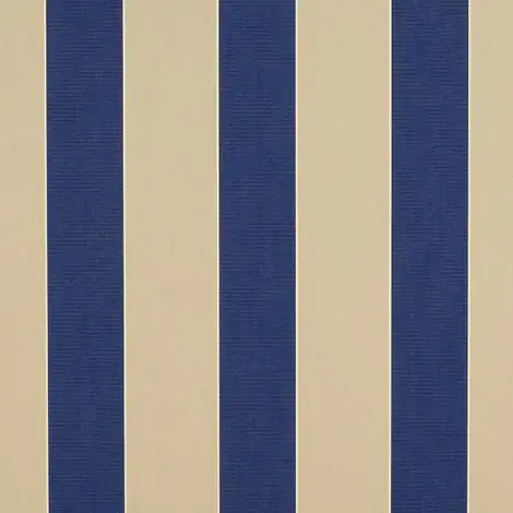 [4921-0000] Mediterranean/Canvas Block Stripe